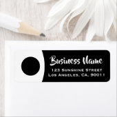 プロフェッショナルミニモダンマリストリターンラベル（黒） ラベル (インサイチュ)