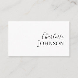 プロフェッショナルミニモダンマリストChicスクリプト 名刺