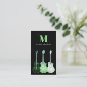 プロフェッショナルミュージシャンギタカスタムーQRコード 名刺 (スタンド正面)