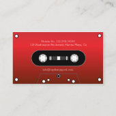 プロフェッショナルミュージシャン名刺 名刺 (裏面)