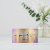 プロフェッショナルミュージシャン芸術的DJ絵画の 名刺 (スタンド正面)