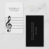 プロフェッショナルミュージックレコーディングスタジオ 名刺 (正面/裏面)