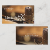 プロフェッショナルミュージックレコーディングスタジオ 名刺 (正面/裏面)