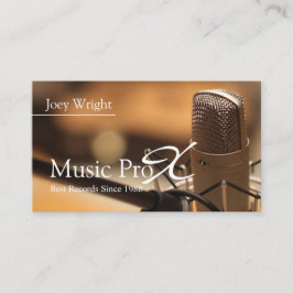 プロフェッショナルミュージックレコーディングスタジオ 名刺