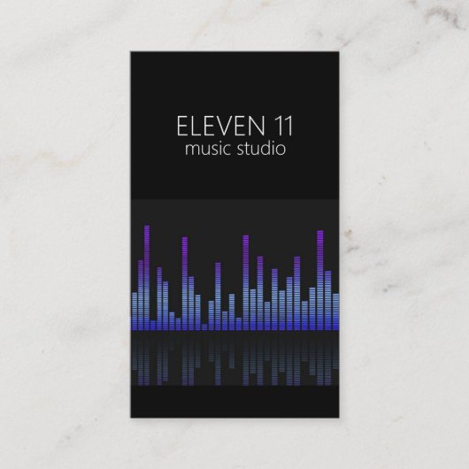 プロフェッショナルミュージックレコーディングスタジオ 名刺 (正面)