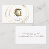 プロフェッショナルムーンサン金ゴールドサークル 名刺 (正面/裏面)