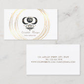 プロフェッショナルムーン金ゴールドサークル 名刺 (正面/裏面)