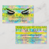 プロフェッショナルメイクアップまつげマイクロブレードプリンセス 名刺 (正面/裏面)