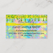 プロフェッショナルメイクアップまつげマイクロブレードプリンセス 名刺 (裏面)