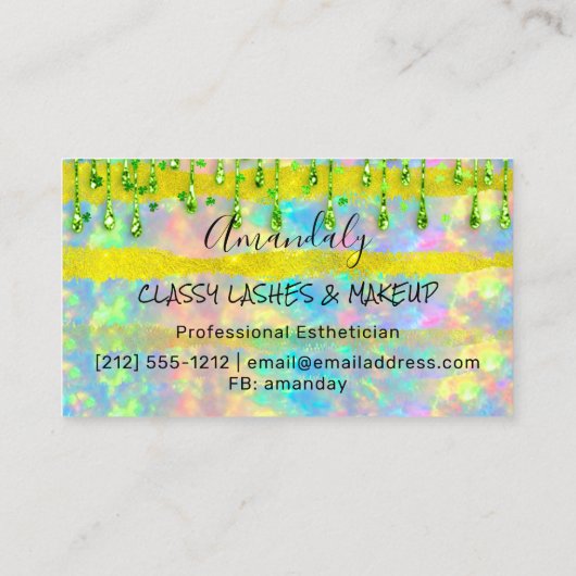 プロフェッショナルメイクアップまつげマイクロブレードプリンセス 名刺 (裏面)