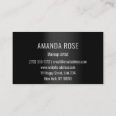 プロフェッショナルメイクアップアイラッシュイベントプランナードリップバラ 名刺 (裏面)
