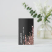 プロフェッショナルメイクアップアイラッシュイベントプランナードリップバラ 名刺 (スタンド正面)