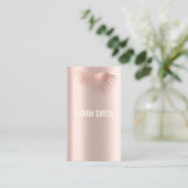 プロフェッショナルメイクアップアーティストで睫毛の専門家 名刺 (スタンド正面)