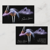 プロフェッショナルメイクアップアーティストとスタイリングの専門家 名刺 (正面/裏面)