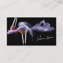 プロフェッショナルメイクアップアーティストとスタイリングの専門家 名刺