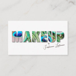 プロフェッショナルメイクアップアーティストとスタイリングの専門家 名刺