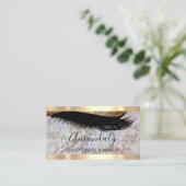 プロフェッショナルメイクアップアーティストまつげグリッターストローク 名刺 (スタンド正面)