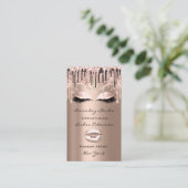 プロフェッショナルメイクアップアーティストアイドラッシュドリップバラ 名刺 (スタンド正面)