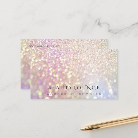 プロフェッショナルメイクアップアーティストアイラッシュスタジオ 予約カード (正面/裏面インサイチュ)