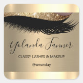 プロフェッショナルメイクアップアーティストアイラッシュセピユニークア スクエアシール (正面)