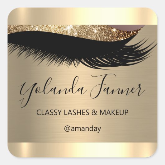 プロフェッショナルメイクアップアーティストアイラッシュセピユニークア スクエアシール (正面)