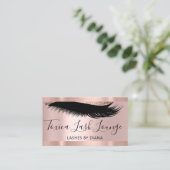 プロフェッショナルメイクアップアーティストアイラッシュバラ金ゴールド 名刺 (スタンド正面)