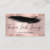 プロフェッショナルメイクアップアーティストアイラッシュバラ金ゴールド 名刺 (正面)