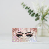 プロフェッショナルメイクアップアーティストアイラッシュブロンズグリッター 予約カード (スタンド正面)