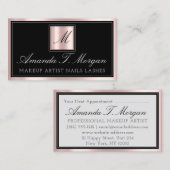 プロフェッショナルメイクアップアーティストアポイントメントイベントVIP 名刺 (正面/裏面)