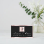 プロフェッショナルメイクアップアーティストアポイントメントイベントVIP 名刺 (スタンド正面)