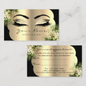 プロフェッショナルメイクアップアーティストアポイントメントフローラ 名刺 (正面/裏面)