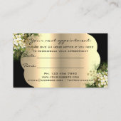 プロフェッショナルメイクアップアーティストアポイントメントフローラ 名刺 (裏面)