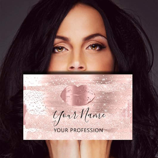 プロフェッショナルメイクアップアーティストバラキスリップストローク 名刺