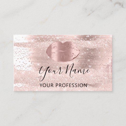 プロフェッショナルメイクアップアーティストバラキスリップストローク 名刺 (正面)