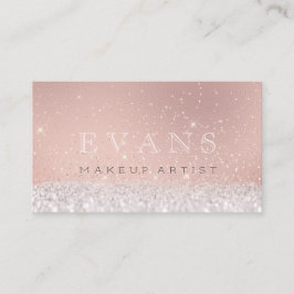 プロフェッショナルメイクアップアーティストバラグリッターグリッター 予約カード