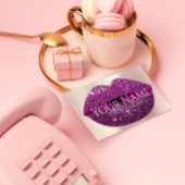 プロフェッショナルメイクアップアーティストバラグリッターリップベリー 名刺