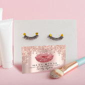 プロフェッショナルメイクアップアーティストバラドリップズリップグリッター 名刺