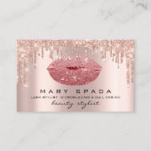 プロフェッショナルメイクアップアーティストバラドリップズリップグリッター 名刺 (正面)
