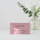 プロフェッショナルメイクアップアーティストバラモダン赤面 名刺 (スタンド正面)