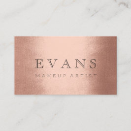 プロフェッショナルメイクアップアーティストバラ赤面アポイントメント 予約カード