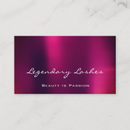 プロフェッショナルメイクアップアーティストホログラフィパープルベリー 名刺
