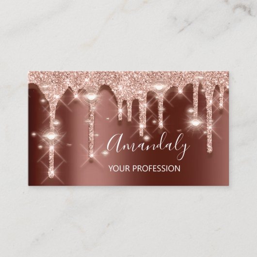 プロフェッショナルメイクアップアーティストラッシュズバラ未来的 名刺 (正面)