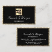 プロフェッショナルメイクアップアーティストラッズマイクロブラディング 名刺 (正面/裏面)