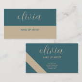 プロフェッショナルメイクアップアーティスト向け名刺 名刺 (正面/裏面)