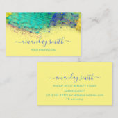 プロフェッショナルメイクアップアーティスト抽象芸術アートワーク灰色 名刺 (正面/裏面)