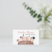 プロフェッショナルメイクアップアーティスト美しい 名刺 (スタンド正面)