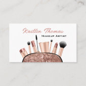 プロフェッショナルメイクアップアーティスト美しい 名刺 (正面)