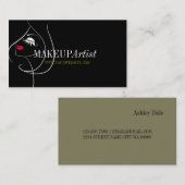 プロフェッショナルメイクアップアーティスト 名刺 (正面/裏面)