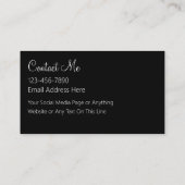 プロフェッショナルメイクアップアーティスト 名刺 (裏面)