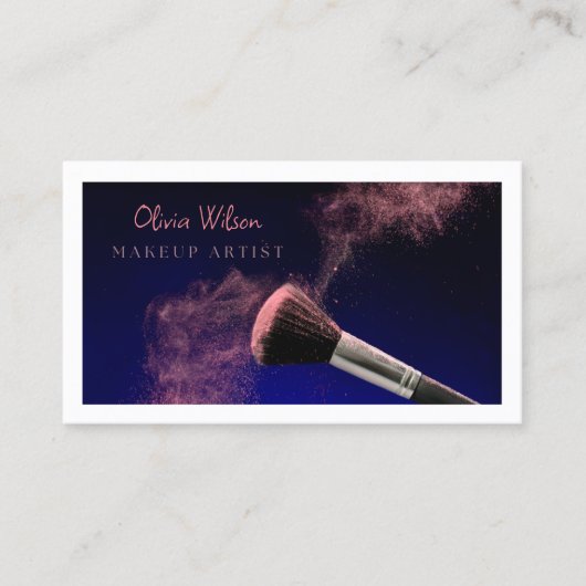 プロフェッショナルメイクアップアーティスト 名刺 (正面)
